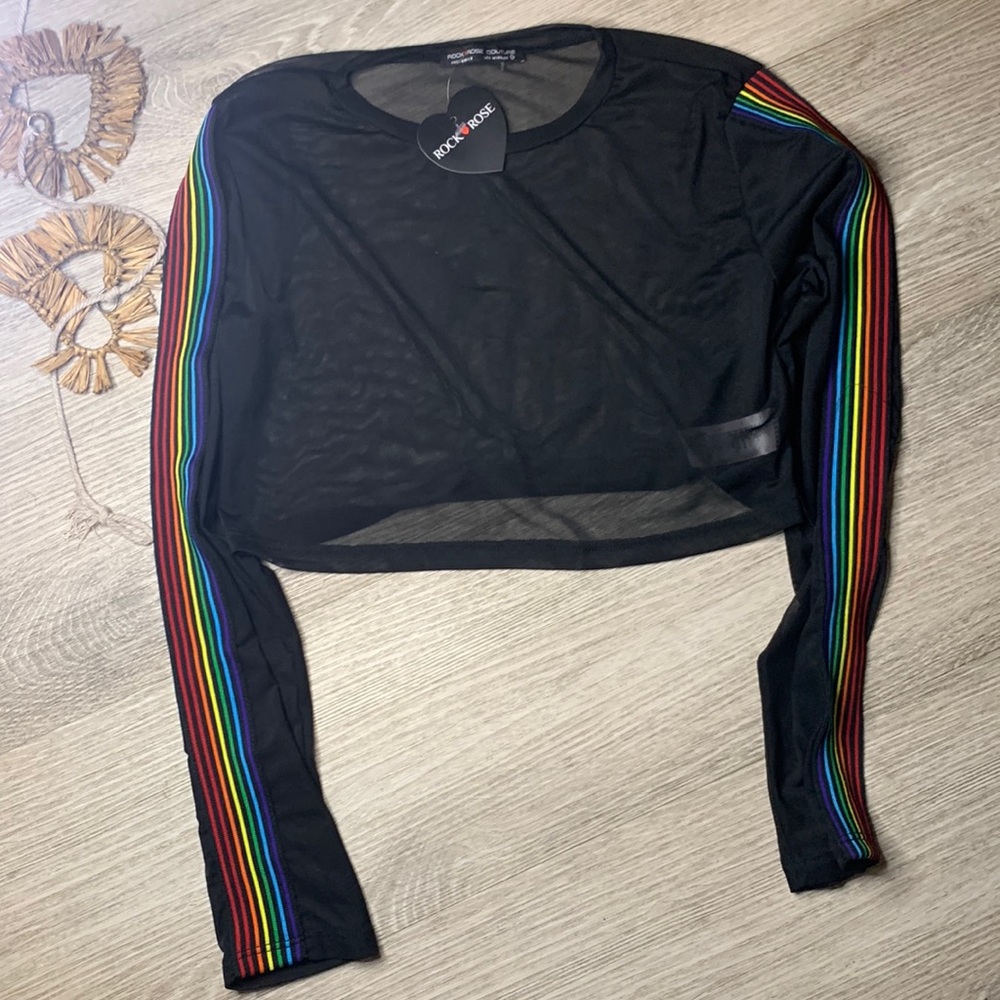 Mesh crop top